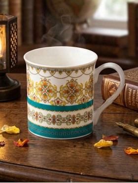 Royal Filigree Porcelain Mug With Gift Box